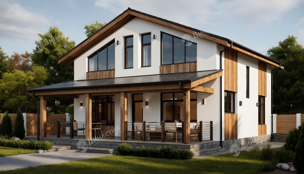 Дом из камня D-777